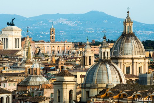 Picture of View of Rome roofs and domes